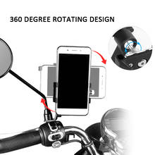 Bicycle Phone Holder Aluminium Alloy Phone Motorcycle Handlebar Mount for Rear View Mirror Mobile phone Smartphone 2.8-3.9 inch 2024 - buy cheap