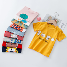 Boys Tops Summer 2020 Kids T-Shirt Cotton Short Sleeve Boys Tee Cartoon Children T Shirts Toddler Stripe T Shirt Boy 6 8 10 12 Y 2024 - buy cheap