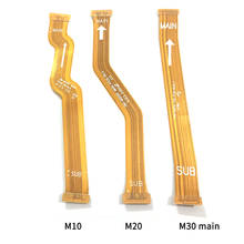 Piezas de reparación de Cable flexible para Samsung Galaxy M10, M105F, M20, M205F, M30, M40, placa base USB, pantalla LCD 2024 - compra barato