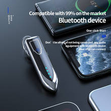 Bluetooth наушники односторонний подвесной слух Беспроводной гарнитура С микрофоном Дисплей Батарея Bluetooth 5,0 Шум сокращения 2024 - купить недорого
