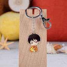 Anime Fire Force Streaming Keychain Cartoon Figure Acrylic Pendent Keyring 2024 - buy cheap