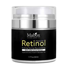 2022 novo retinol 2.5% hidratante creme de rosto clareamento creme ácido hialurônico anti envelhecimento remover vitamina e colágeno suave 50ml 2024 - compre barato