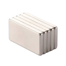 5Pcs 20X10X2Mm Super Powerful Small Neodymium Magnet Block Permanent N35 Ndfeb Strong Cuboid Magnetic Magnets Fridge Magnets 2024 - buy cheap