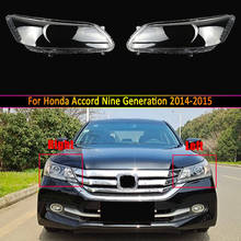 Front Headlamps Transparent Lampshades Lamp Shell Masks For Honda Accord Nine Generation 2014 2015 2024 - buy cheap