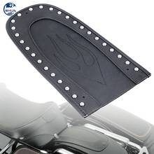 Pára-choque traseiro com rebite em couro, assento solo para harley touring, rei da estrada, elétrica, street glide, ultra limitado, cvo, flhtschap 2024 - compre barato