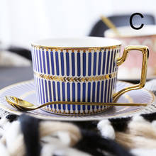 Top Grade Nordic Bone China Coffee Cup Creative European Tea Cup Set And Saucer Home Party Afternoon Tea Teacup Porcelain Nice G 2024 - buy cheap