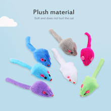 False Plush Mouse Cat Toy With Sound Rattling Cats Soft Interactive Trainning Toy Random Color Dropship Plush Rat Playing Toy 2024 - buy cheap