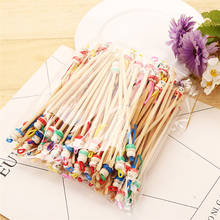 5/10 pcs/lot Cartoons Cute Mini Doll Ear Picks Wood Bamboo Ear Picks Wax Remover Cleaner Ear Care Tool Random Color Hot Selling 2024 - buy cheap