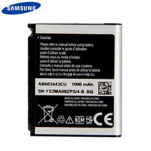 Bateria Original Samsung AB603443CU Para S5230C F488E GT-S5233 G800 S5230 F539 G808E L870 W159 S7520u Bateria 1000mAh 2024 - compre barato