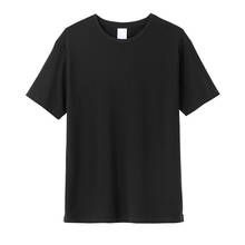 REM tee Japanese short-sleeved pure cotton blank bottoming T-shirt white black Summer T Shirt 2024 - buy cheap