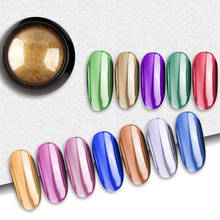 Nail Mirror Glitter Powder Metallic Color Nail Art UV Gel Polishing Flakes Pigment Dust Decorations Manicure 2024 - buy cheap