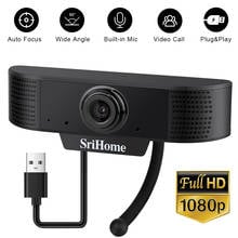 1080P HD Autofocus Webcam Conference Video Calling Computer Camera with Microphone for Computer PC Laptop Desktop New 2020 2024 - buy cheap