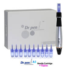 Electric Dr. Pen Ultima A1-C Micro Needling Machine Derma Pen Microneedle Therapy With 12pcs Cartridges Needles Skin Care Tool 2024 - buy cheap