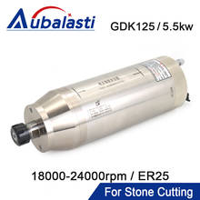 Aubalasti CNC Water Cooling Spindle Metal Milling 5.5kw Constant Torque Spindle Motor 220V 380V ER25 for CNC Stone Cutting 2024 - buy cheap
