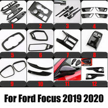 Accesorios de estilo de coche, engranaje de ventilación de aire, soporte de taza de agua, manija de puerta, pegatina decorativa Interior, funda para Ford Focus 4 mk4 2019-21 2024 - compra barato