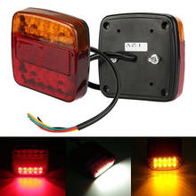 107X102X30mm 12V Trailer Truck 20 LED Taillight Brake Stop Turn Signal Indicator Light Lamp 2024 - buy cheap