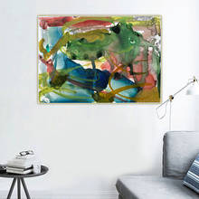 Citon Gerhard Richter《Untitled.1978》Canvas Art Oil Painting Artwork Picture Wall Background Decor Home Living Room Decorations 2024 - buy cheap