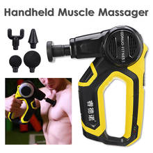 Handheld 4 Guns Therapy Muscle Massager 3 Speed ​​Electric Vibration Heads Percussion Machine Professional Relax Muscle Tools 2024 - buy cheap