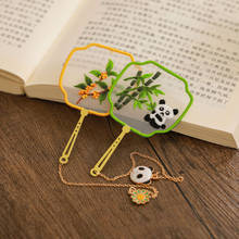 Chinese DIY Panda Embroidery Kit of Bookmark Handmade Needlework Cross Stitch Sewing Craft Gift Unfinished Kit  Home Decor 2024 - buy cheap