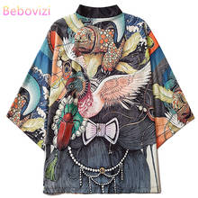2021 M-XXL Retro Harajuku Kimono Cosplay for Mens Women Japanese Style Streetwear Robe Japan Cardigan Top Yukata Haori Clothes 2024 - buy cheap
