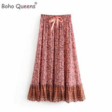 Boho Queens-Vestido de playa de malla con estampado floral de pavo real para mujer, traje de baño de gran tamaño, estilo vintage, Hippie 2024 - compra barato