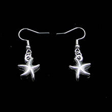 20Pairs Simple Design Double Sided Starfish Drop Earrings For Women Girl Retro Drop Earrings Cute Small Object Earring Jewelry 2024 - buy cheap