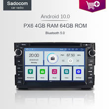 Sistema multimídia automotivo, com android 10.0, processador px6, 2 din, 6 núcleos, 64gb rom, 4gb ram, wi-fi, mapa gps, rádio, para kia ceed 2009, 2010, 2011, 2012 2024 - compre barato