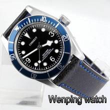 41mm Corgeut mens Luxury top mechanical watch sapphire glass luminous leather automatic mens Waterproof watches 2024 - buy cheap