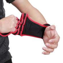 2Pcs Unisex Nonslip Weight Lift Fitness Training Hand Palm Grip Protector Gloves Wristband Elastic Wrist Wraps Support Brace 2024 - buy cheap