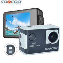SOOCOO S100 Pro 4K Wifi экшн-видеокамера 2,0 "сенсорный экран Голосовое управление с дистанционным гироскопом водонепроницаемый 30 М 1080P Full HD Sport DV 2024 - купить недорого