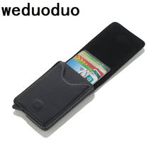 2020 PU Leather Credit Card Holder Automatic Pop-up Card Holder Antitheft Travel Card Wallet Blocking RFID Aluminium Card Case 2024 - buy cheap