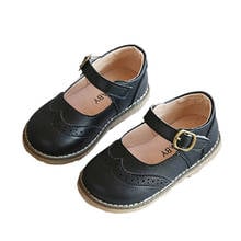 girls leather shoes casual sneakers autumn/spring children shoes kids baby fashion school black shoes waterproof fashion 2024 - buy cheap