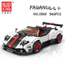 960Pcs MouldKing Building Blocks 13105 Paganii Zonda Cinque Roadster Children Toys Bricks Super Car Model Christmas Gift 2024 - buy cheap