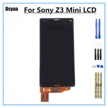 Для Sony Z3 mini Compact D5803 D5833 ЖК-дисплей кодирующий преобразователь сенсорного экрана в сборе для Sony Z3 mini Z3mini 2024 - купить недорого