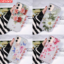 3D Flowers Soft Silicone Case For iPhone 12 mini 11 Pro Max XS XR X 6S 6 7 8 Plus 12Pro SE 2020 Coque TPU Back Cover Shell Funda 2024 - buy cheap