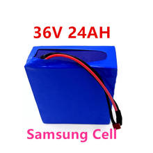 36v 24ah Sam sung e bike  battery mobility scooter 36 volt 25ah electric tricycle batteria for Bafang/Tongsheng 500W 750W 1000W 2024 - buy cheap