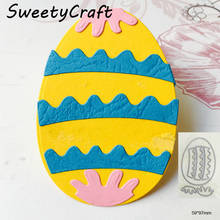 Craft Dies Scrapbooking Wave Eggs Metal Cutting Die Embossing Card Making New 2019 Stencils Stamps Die Cut Paper Supplies DIY 2024 - buy cheap