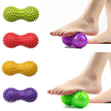 Peanut Shape Massage Ball Fitness Sport Workout Body Stress PVC Foot Spiky Muscle Massager Ball Hand Spiky Physiotherapy Ball 2024 - buy cheap