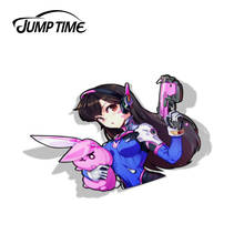 Adesivos de praia 13cm x 10cm d. va anime waifu adesivo engraçado estilo de carro decoração gráfica de vinil para janela amortecedor porta-malas adesivos de carro 2024 - compre barato