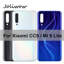 Cubierta de batería para Xiaomi Mi CC9, Panel trasero de cristal, puerta trasera, carcasa de repuesto para Xiaomi CC9 Lite 2024 - compra barato