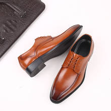 2019 Newest Men Dress Shoes Designer Business Office Lace-Up Loafers Casual Driving Shoes Men's Flat Party Leather Shoes Plus 48 2024 - buy cheap