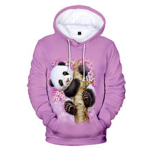 Sudadera con estampado de Panda en 3D para hombre y mujer, suéter con capucha, ropa informal, bonita, novedad 2024 - compra barato