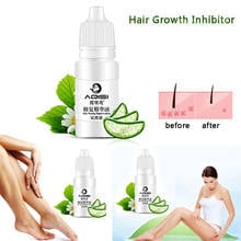 Unisex Herbal Permanent Hair Growth Inhibitor Hair Removal Cream 2024 - buy cheap