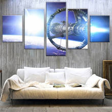 5 Panel Space Planet Movie Spaceship Universe Sky Modern Home Wall Decor Canvas Picture Art HD Print Painting On Canvas Artworks 2024 - buy cheap