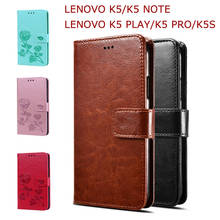 Для lenovo K5 Play Note Pro Чехол-подставка для lenovo K5 K350t флип-чехол для lenovo K5s из искусственной кожи защитный чехол-Бумажник для телефона 2024 - купить недорого