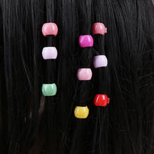 Pinzas para el pelo para niña y mujer, horquillas de plástico de colores dulces, pinzas para el pelo, cuentas, accesorios para el cabello, 100 Uds. 2024 - compra barato