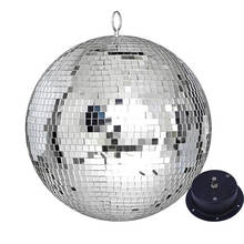 Thrisdar Dia20CM 25CM 30CM Wedding Party Disco Mirror Ball With Motor Commerical KTV Bar Club Holiday Mirror Disco Ball Light 2024 - buy cheap