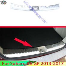 Placa de desgaste de maletero trasero de acero inoxidable para Subaru XV 2013-2017, cubierta de alféizar de puerta, guarnición moldeada 2024 - compra barato