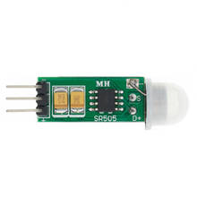 Sensor de movimiento infrarrojo PIR Mini HC-SR505, módulo Detector infrarrojo preciso para Arduino, Sensor corporal, modo de detección 2024 - compra barato