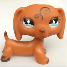 Lps pet shop brinquedo cão dachshund pastor bonito cocker spaniel original ação animal coleção crianças natal presente de aniversário 2024 - compre barato